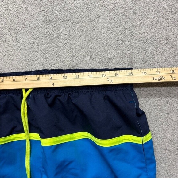 Speedo Swim Trunks Shorts Mens Medium Blue ‎ Colorblock Board - Picture 7 of 7